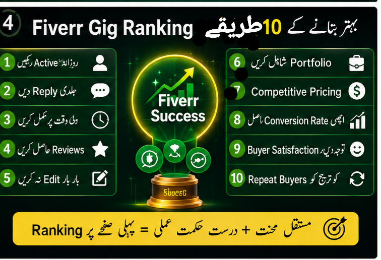 Fiverr Gig 10 Principles