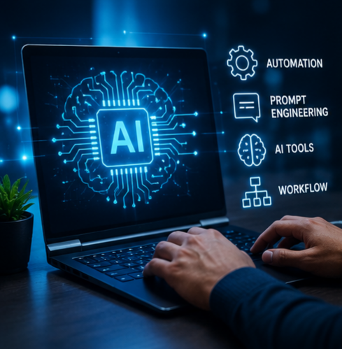 . AI Automation، Prompt Engineering اورAIسے متعلق مہارتیں