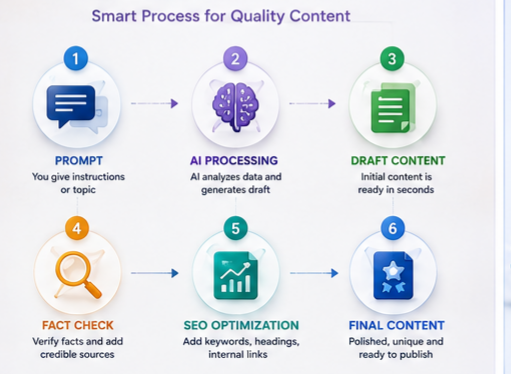 AI Content Writing کے فوائد (Benefits of AI Content Writing)