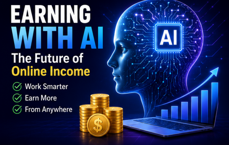 how to earn with AI