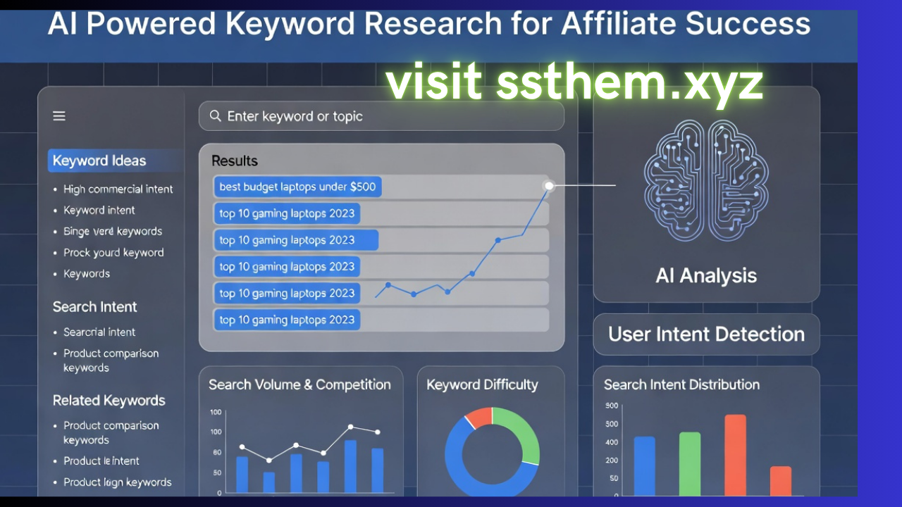 AI Tools کے ذریعے گہری اور تکنیکی Keyword Research | Advanced & Technical AI Keyword Research for Affiliate Marketing