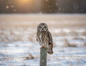 شارٹ ایئرڈ اُلو — Short-Eared Owl
